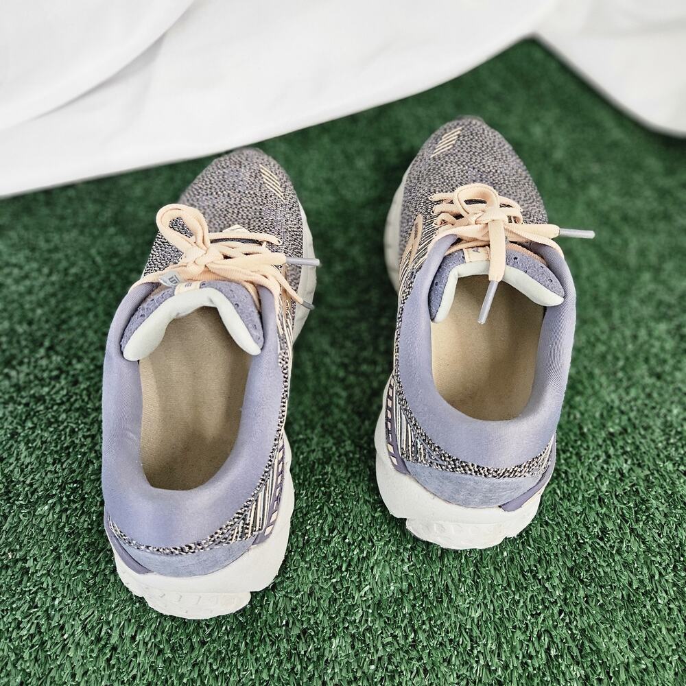 Brooks Women's Gray and Light Pink Running Sneakers - Picture 9 of 11